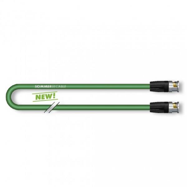 Sommer Cable VTGR-0050-GN-SW Video Anschlusskabel [1x BNC-Stecker - 1x BNC-Stecker] 0.50 m Grün