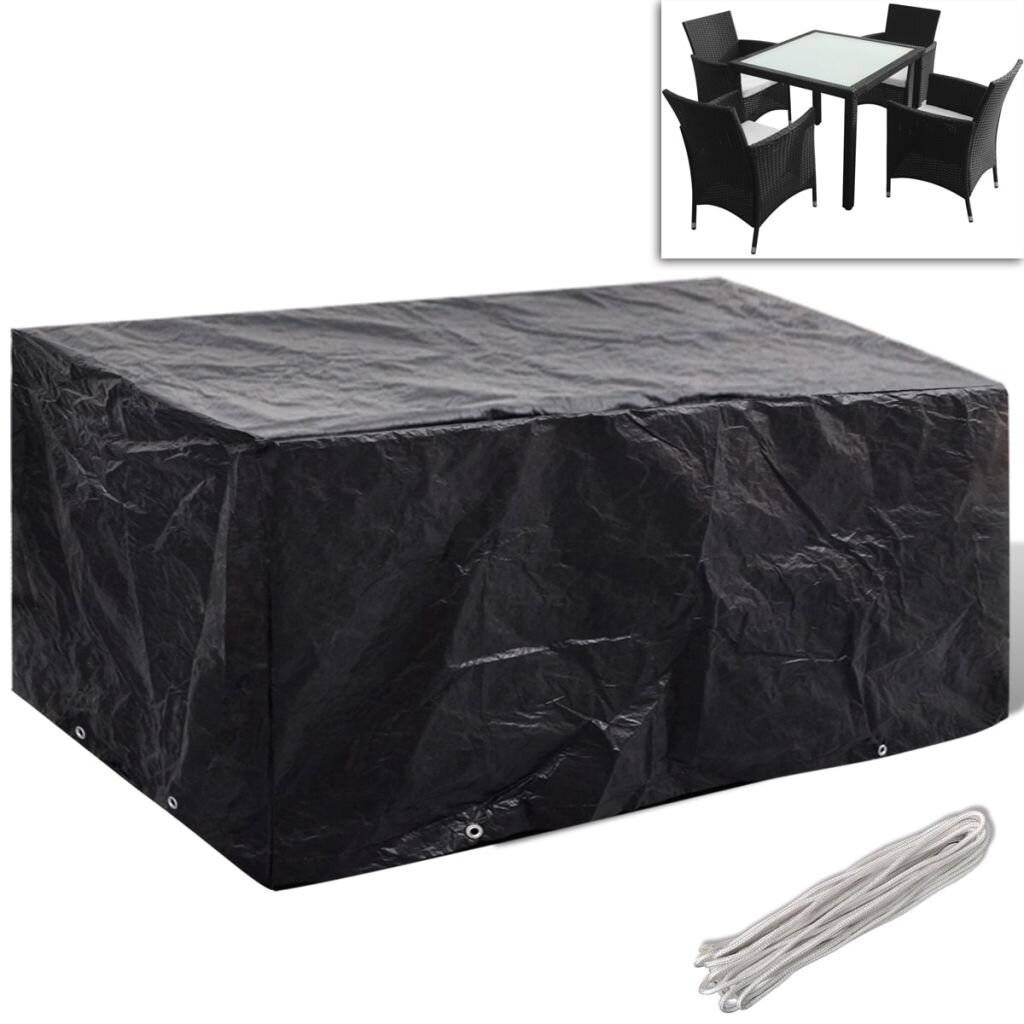 vidaXL Gartenmöbel-Abdeckung 8 Ösen 180x140x90 cm-5