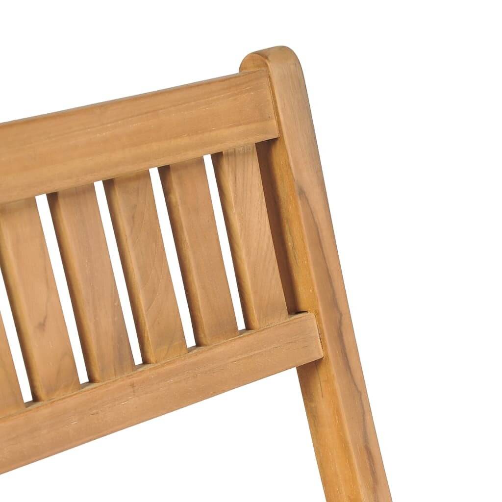 Symbolbild für Klappbare Garten-Barhocker 2 Stk. Massivholz Teak