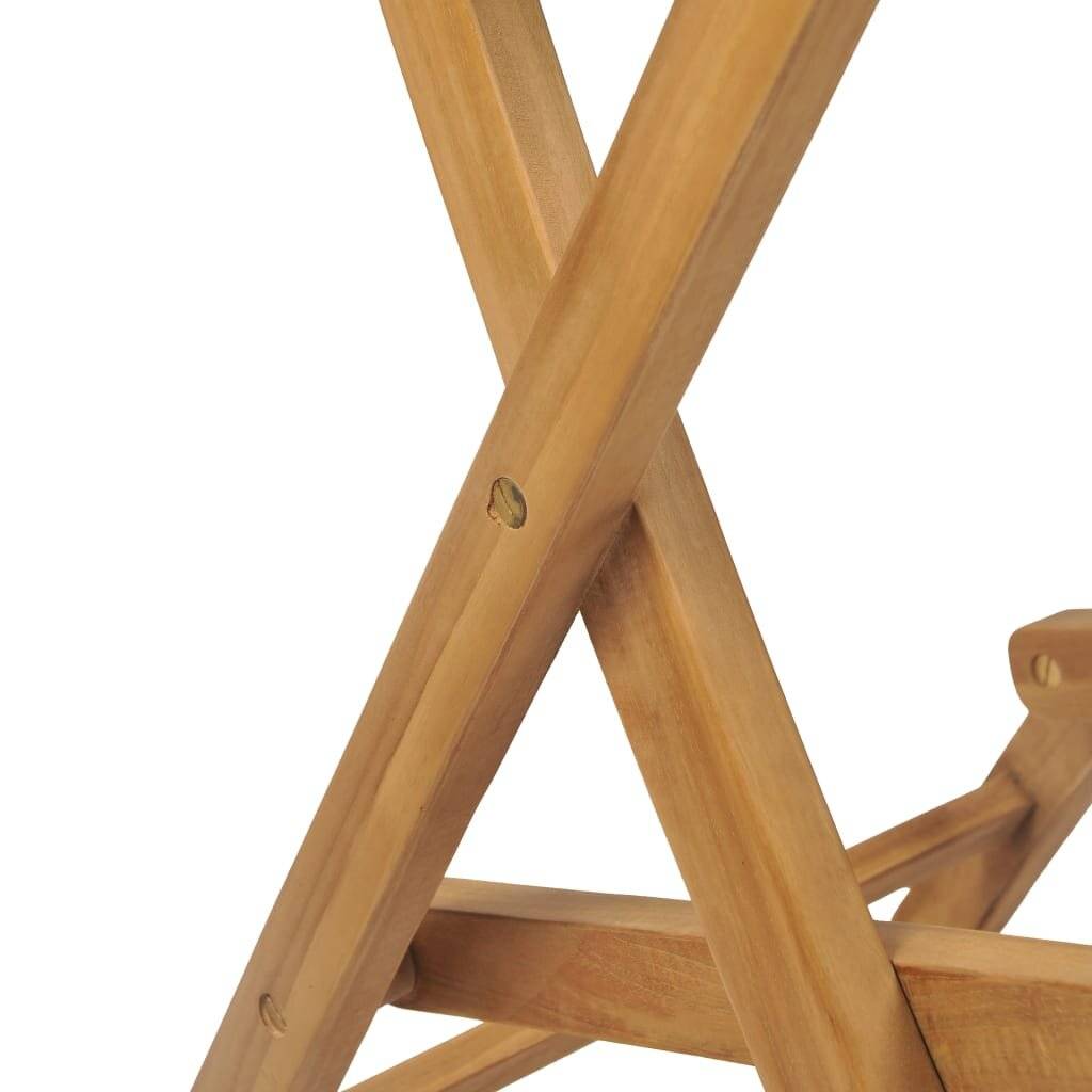 Symbolbild für Klappbare Garten-Barhocker 2 Stk. Massivholz Teak
