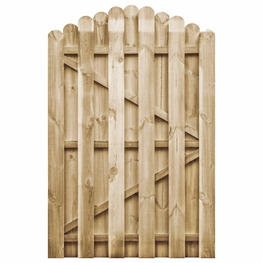 vidaXL Gartentor Imprägniertes Kiefernholz 100x150 cm-5