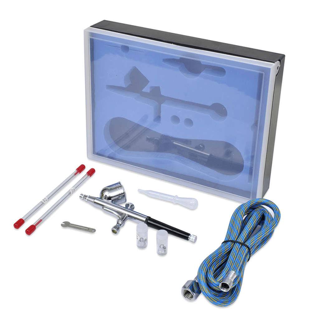 vidaXL Airbrush-Set 0,2 / 0,3 / 0,5 mm Düsen-6