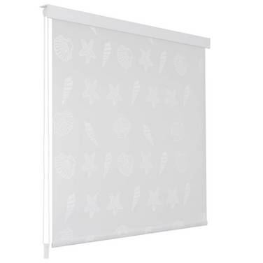 vidaXL Duschrollo 80x240 cm Seesternmuster