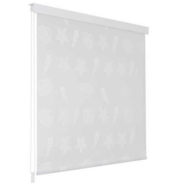 vidaXL Duschrollo 140x240 cm Seesternmuster