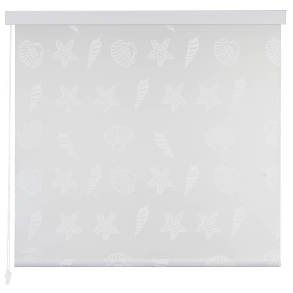 vidaXL Duschrollo 100x240 cm Seesternmuster-3