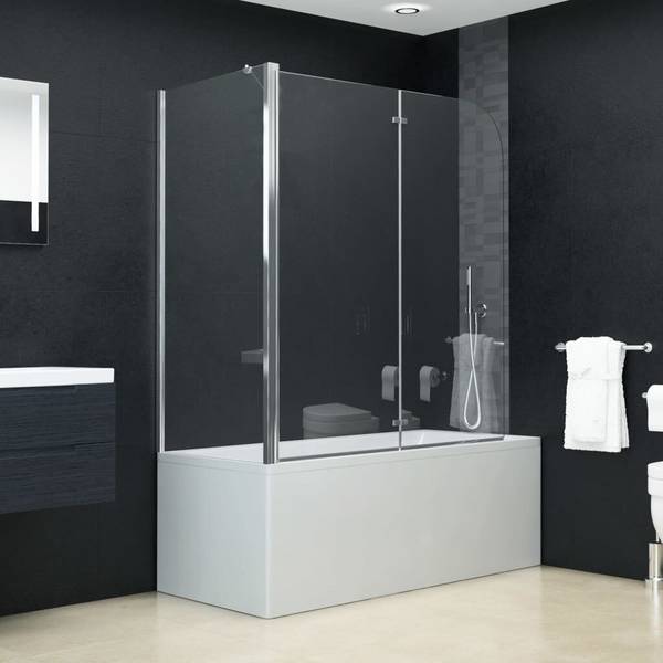 Doppelte Faltbare Duschkabine ESG 120 x 68 x 140 cm