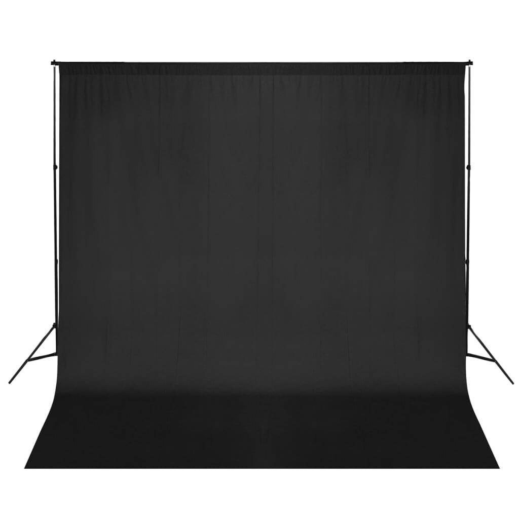 Fotohintergrund-System 600 x 300 cm Schwarz-0