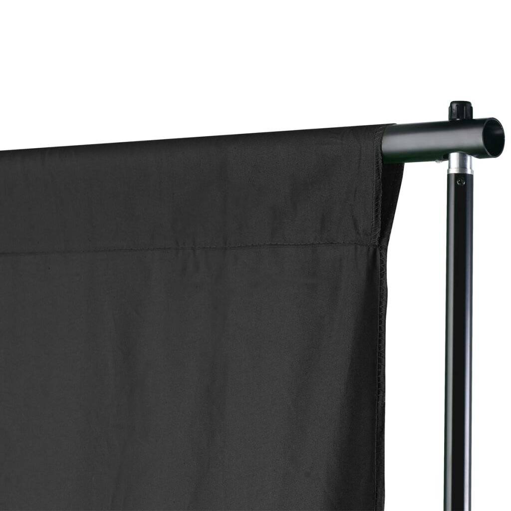 Fotohintergrund-System 600 x 300 cm Schwarz-2