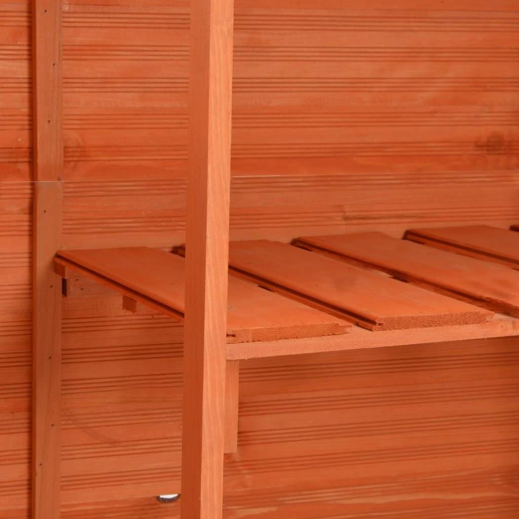 Garten-Lagerschuppen 120 x 50 x 91 cm Holz-2