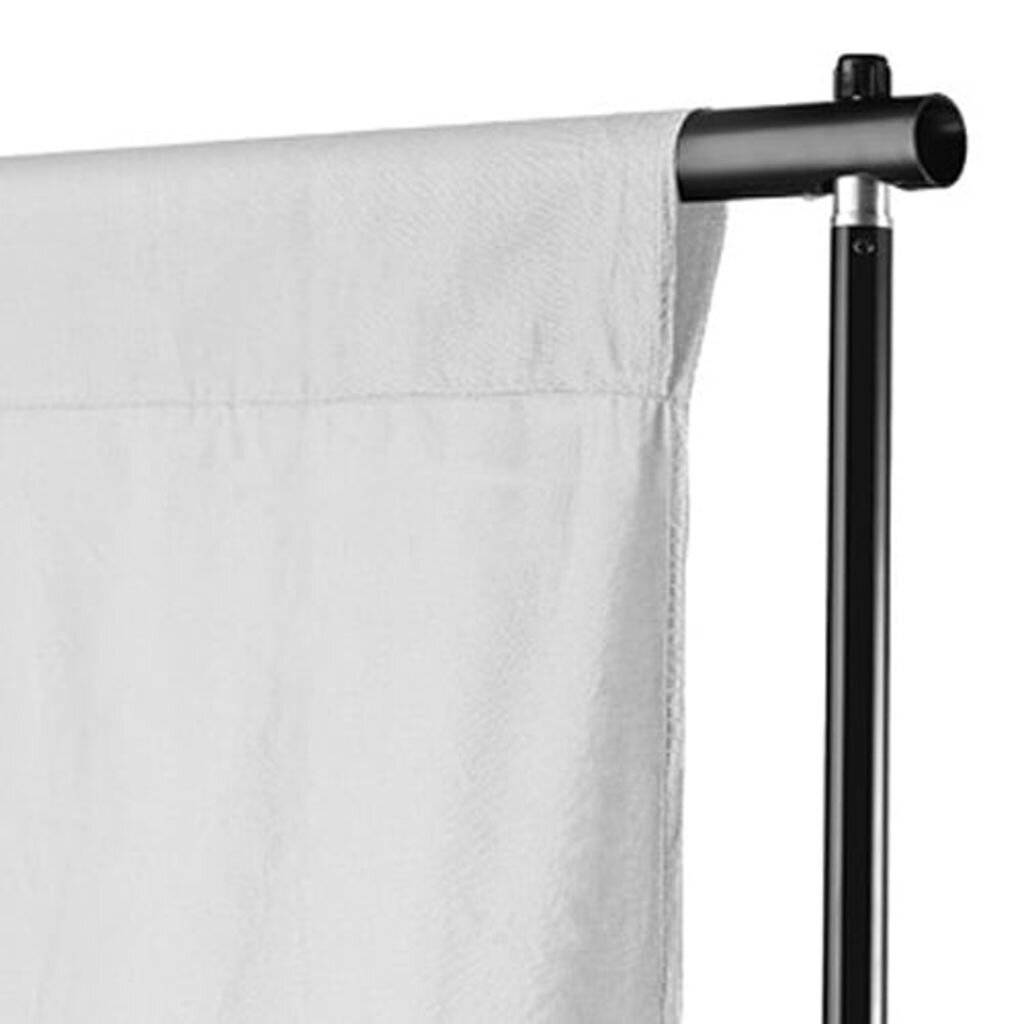 vidaXL Fotohintergrund ohne Ständer Baumwolle Weiß 600x300 cm-3