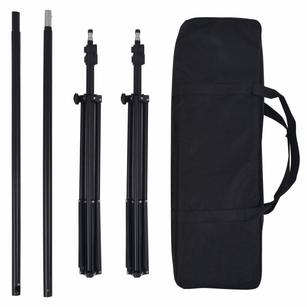 Fotostudio-Set mit 5 farbigen Hintergründen und einstellbarer Aufhängung-3