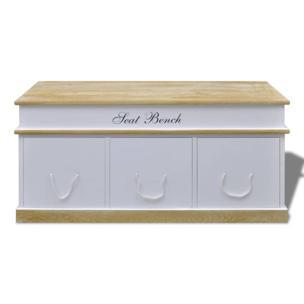 Truhe Schuhtruhe Schuhschrank Bank Sitzbank Speicherbank-3