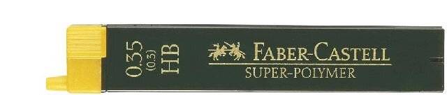 Faber-Castell Super-Polymer - Bleistiftmine - HB - 0.35 mm (Packung mit 12)-2