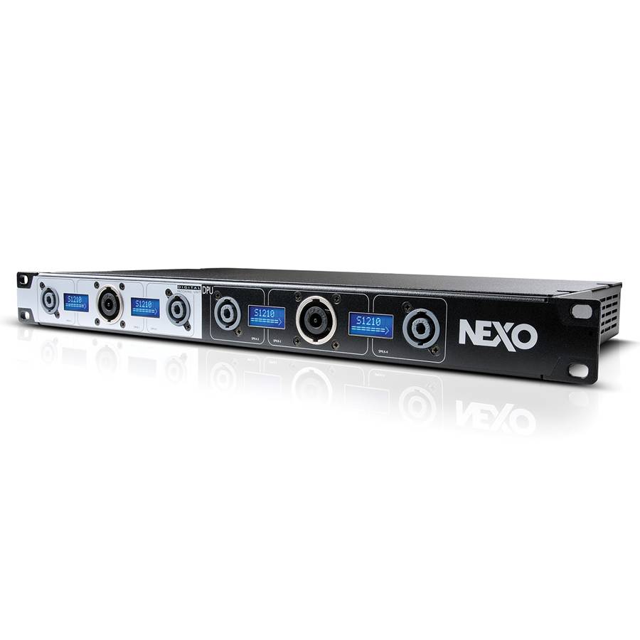 NEXO DPU - Audioausgang Patcheinheit für NXAMP & NXAMPMK2 Leistungs-TD-Controller (1HE Rackgerät) - in schwarz/silber-0