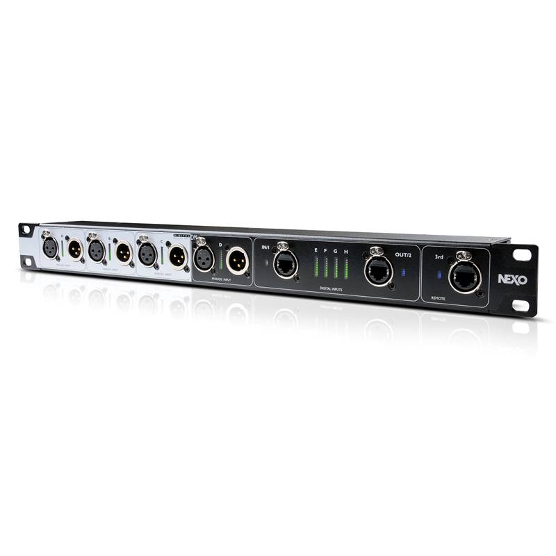 NEXO DMU - Audioeingang Messeinheit für NXAMP & NXAMPMK2 Leistungs-TD-Controller (1HE Rackgerät) - in schwarz/silber-0