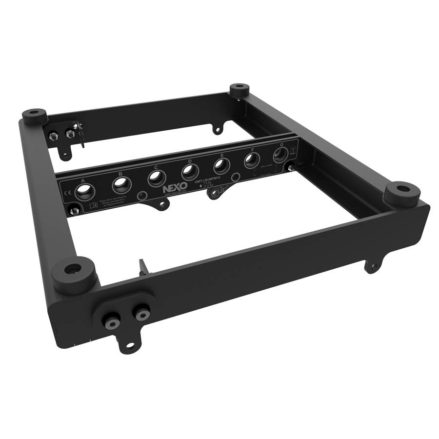 NEXO GMT-LBUMPM10 - Hebe-/Stacking-Bumper für GEO M1012 & GEO M1025 (1 Riggingpunkt) - in schwarz-0