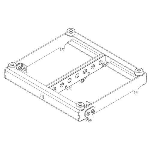 NEXO GMT-LBUMPM10 - Hebe-/Stacking-Bumper für GEO M1012 & GEO M1025 (1 Riggingpunkt) - in schwarz-1