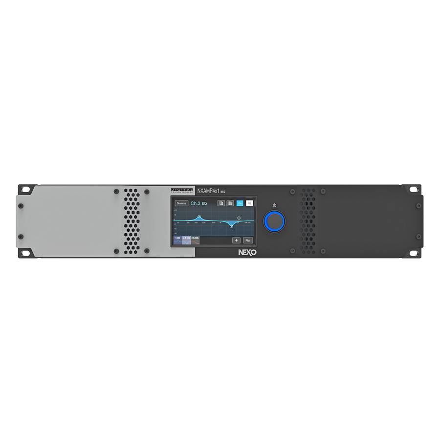 NEXO NXAMP4X1MK2 - Digitaler 4-Kanal-Leistungs-TD-Controller (4x 1.300 Watt | 2HE Rackgerät) - in schwarz/silber-0