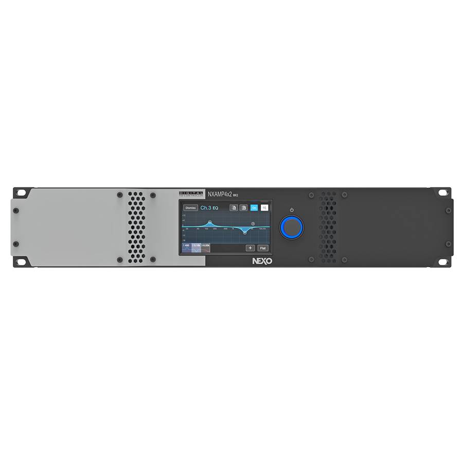 NEXO NXAMP4X2MK2 - Digitaler 4-Kanal-Leistungs-TD-Controller (4x 2.500 Watt | 2HE Rackgerät) - in schwarz/silber-0