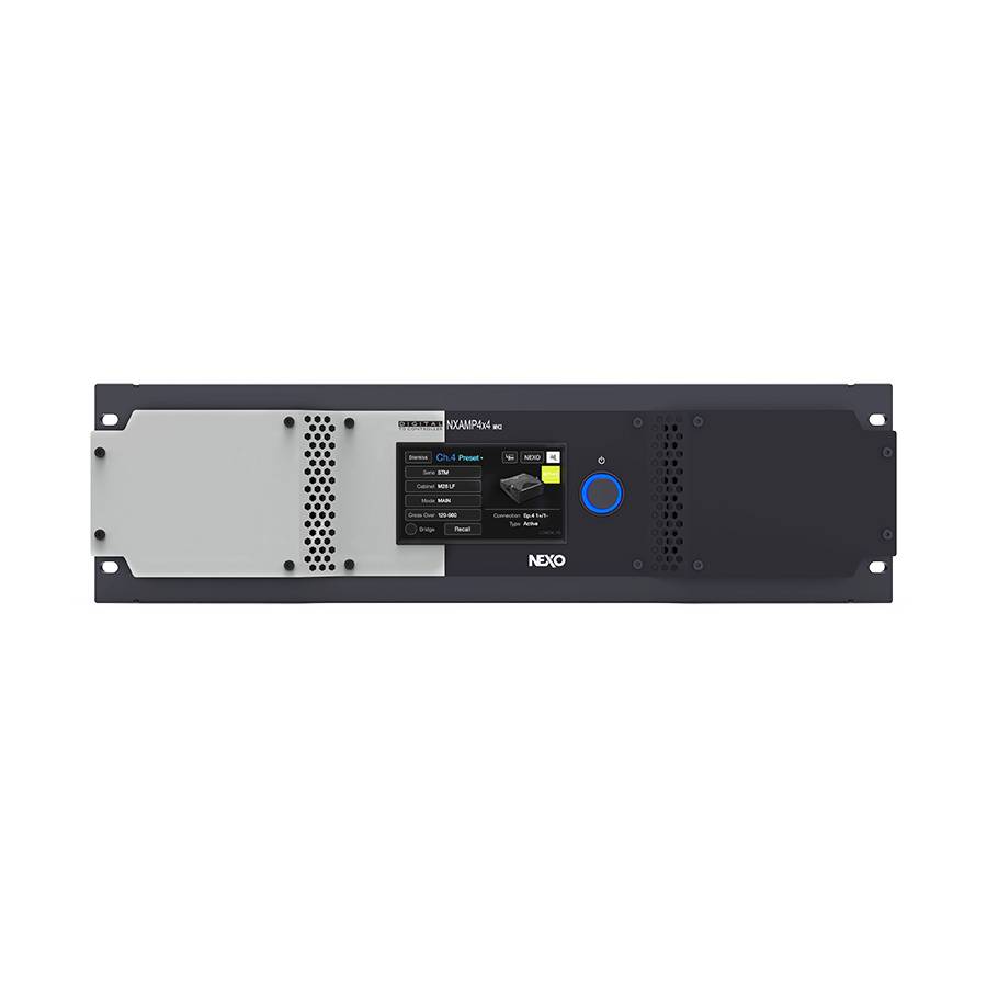 NEXO NXAMP4X4MK2 - Digitaler 4-Kanal-Leistungs-TD-Controller (4x 4.500 Watt | 3HE Rackgerät) - in schwarz/silber-0