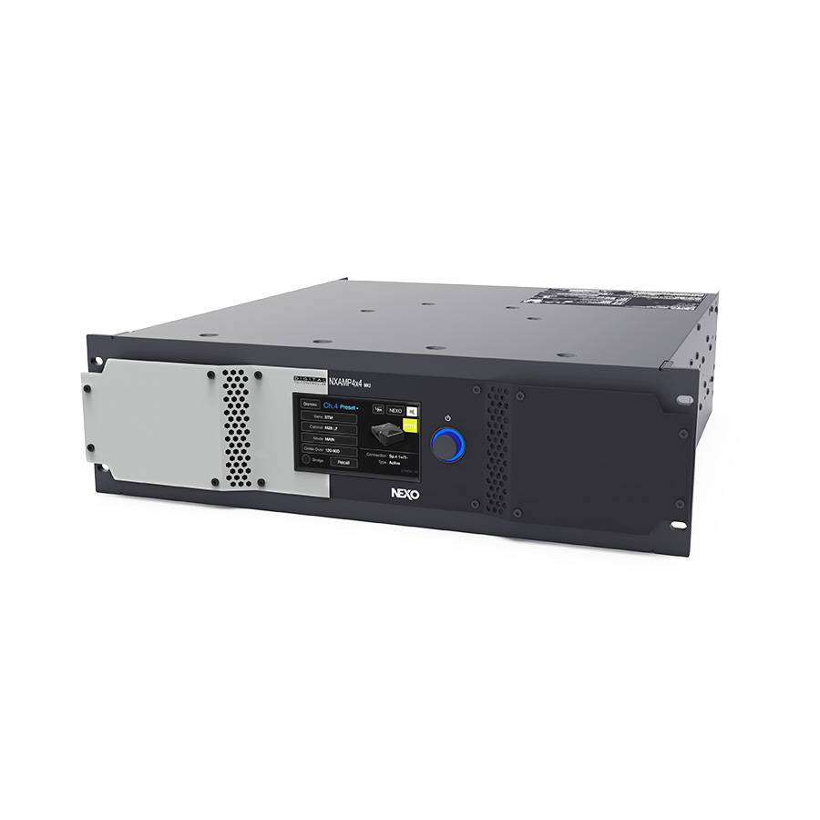NEXO NXAMP4X4MK2 - Digitaler 4-Kanal-Leistungs-TD-Controller (4x 4.500 Watt | 3HE Rackgerät) - in schwarz/silber-1