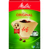 Melitta Aroma-Filtertüten "1x6", naturbraun
