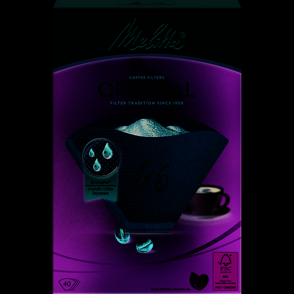 Melitta Aroma-Filtertüten "1x6", naturbraun