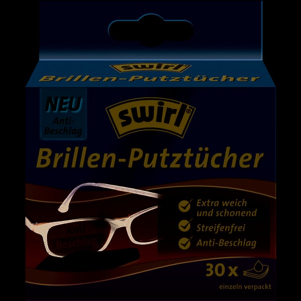 swirl Brillen-Putztücher, 30er Großpackung