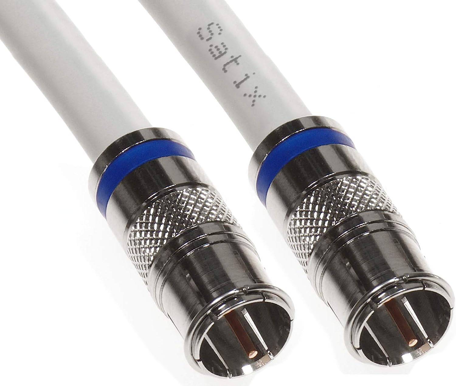 Satix SKK02002 Sat Koaxialkabel mit 2x F-Schnell-Stecker 20 m 3-fach geschirmt 120 dB-1