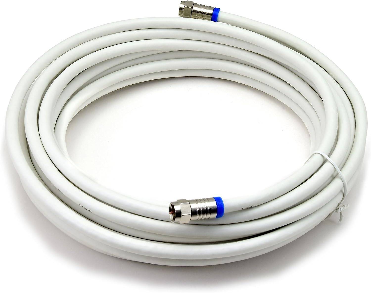 Satix SKK01000 Sat Koaxialkabel Modemkabel mit 2x F-Stecker 10 m 3-fach geschirmt 120 dB-0