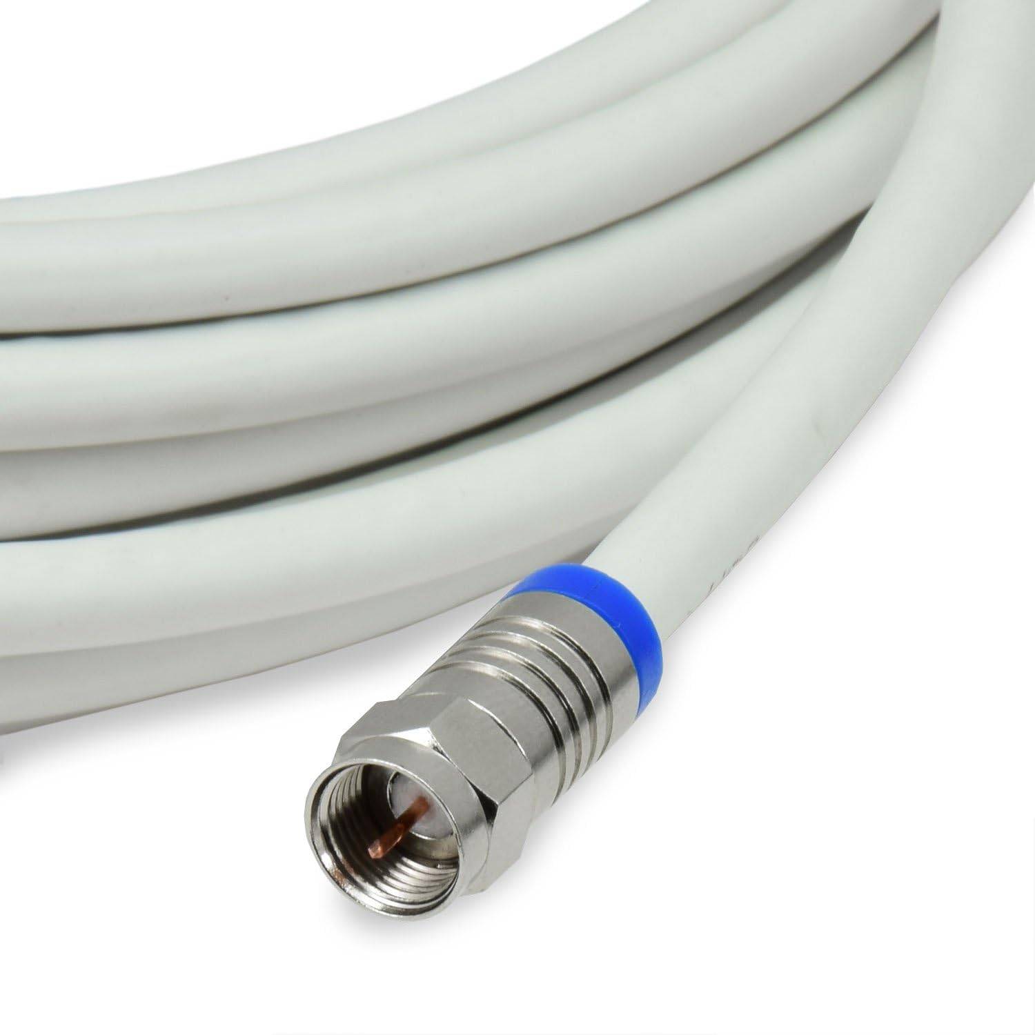 Satix SKK01000 Sat Koaxialkabel Modemkabel mit 2x F-Stecker 10 m 3-fach geschirmt 120 dB-3