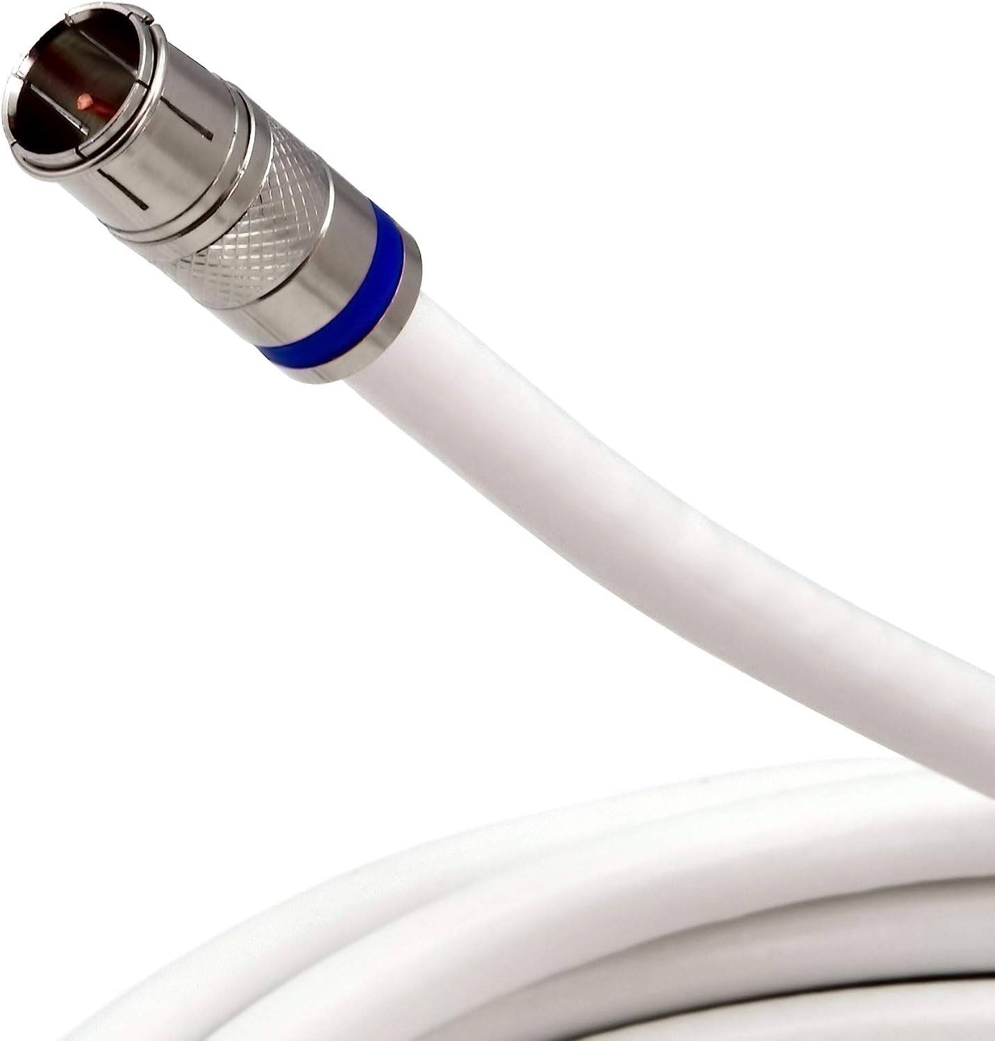 Satix SKK01003 Koaxialkabel F-Schnell-Stecker Koaxstecker F/IEC-Kabel 10 m 120 dB-1