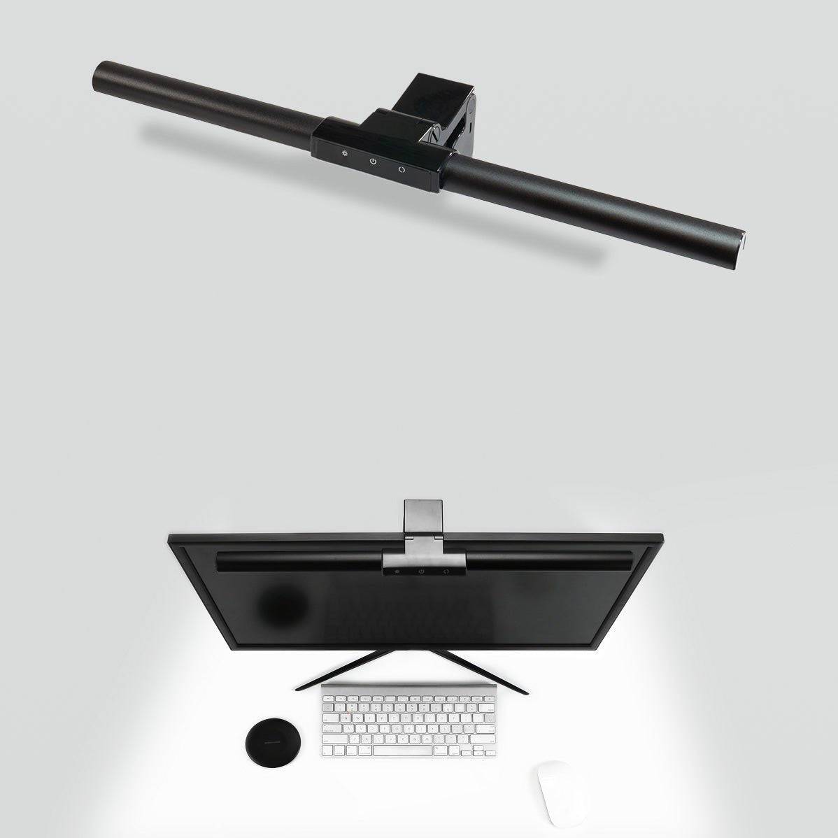 Praktische Leuchte für den Schreibtisch, wird einfach auf den Monitor geklemmt-2