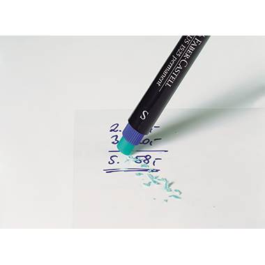 Faber-Castell Folienstift 1513 MULTIMARK F permanent 151351 Blau-1