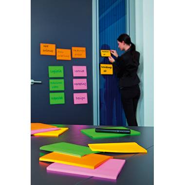 3M - Post-it Super Sticky 6845-SSP - Meetingnotizen - 203.2 x 152.4 mm - 180 Blatt (4 x 45)-2