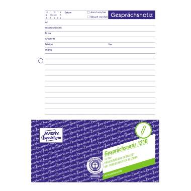 Gesprächsnotiz DIN A5 Recyling Block 50Blatt weiß-4