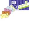 Avery Zweckform 869 Nummernblock, 5-farbig, 10 Blocks nummeriert 1-1000, 2 Blocks je Farbe
