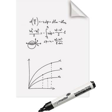 Legamaster Flipchartfolie Magic Chart 7-159100 PP ws 25 Bl./Pack.-3