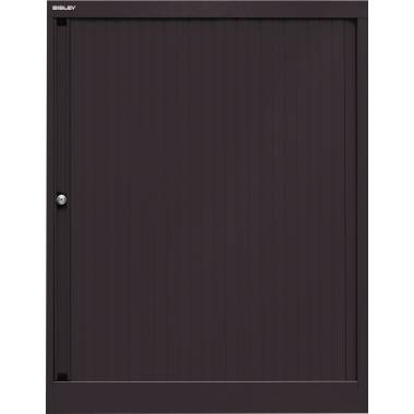 Euro-Rollladenschrank Breite 800 mm 2 Fachböden schwarz. Bisley GmbH 18012349-3