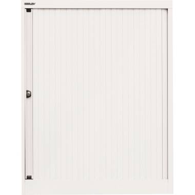 Euro-Rollladenschrank Breite 800 mm 2 Fachböden verkehrsweiß. Bisley GmbH 49009849-3