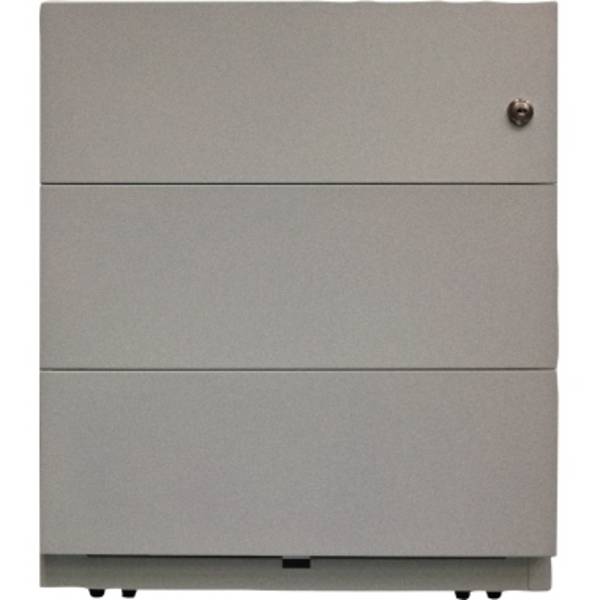 Rollcontainer Note™ mit 3 Universalschubladen HxBxT 495 x 420 x 565 mm mit Griffleiste silber. Bisley GmbH