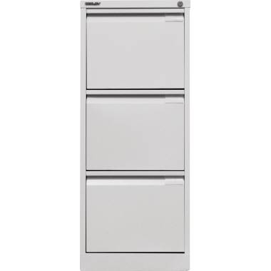 Bisley Hängeregistraturschrank 3633645 3Schubfächer lichtgrau-3