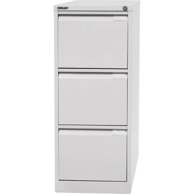 Bisley Hängeregistraturschrank 3633645 3Schubfächer lichtgrau-4