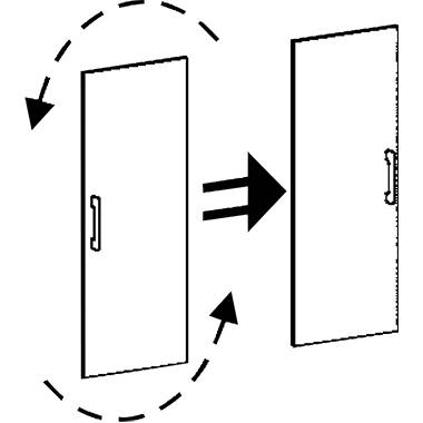 GERA Flügeltür S-346700-B 6 OH 40cm rechts u. links verwendbar buche-3