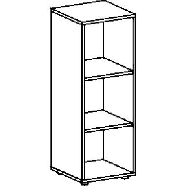 Geramöbel Regal S-343001-A 3OH 40x40cm Justierfüße ahorn-4