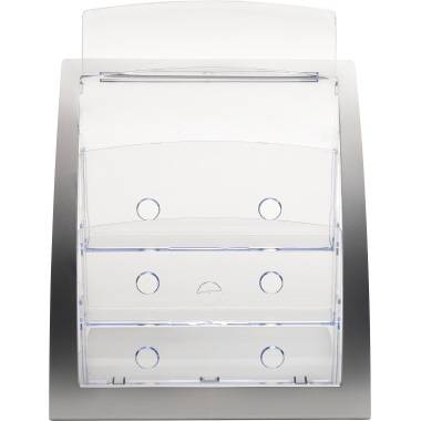 Deflecto Prospekthalter Contemporary 693745 silber-3