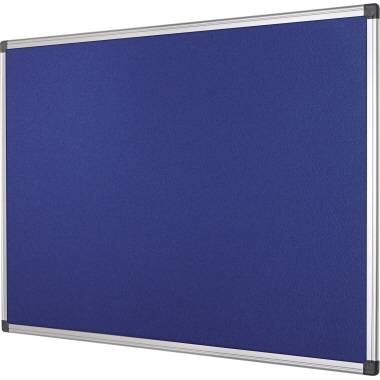 Bi-office Pinnwand Maya FA0343170 Aluminiumrahmen Filz 90x60cm blau-2