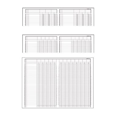 Exacompta Kolonnenbuch 17060E DIN A4 6Spalten/1Seite 40Blatt-3