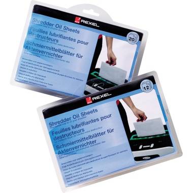 Rexel - Schredder-Ölblätter (Packung mit 12)-3