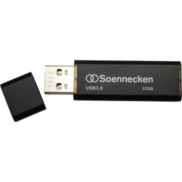 Soennecken USB-Stick 71618 3.0 32GB schwarz/silber - Artikel: 183289084